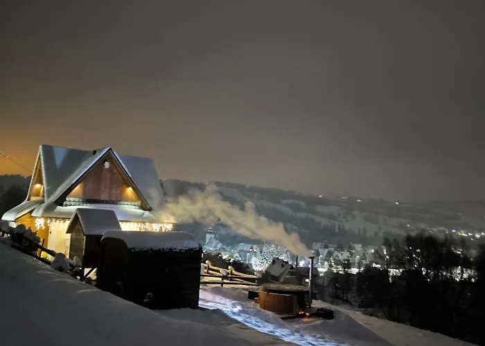 Na Ubocy Z Jacuzzi, Sauna I Widokiem Chalet